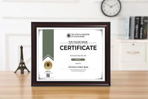 Color Name Certificate